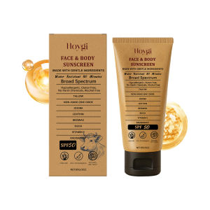 Tallow Lightweight Protective Cream: UV-Protective Moisturizing and Isolating Cream for Body Skin Ideal for Summer Outdoor Use