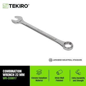 TEKIRO COMBINATION WRENCH 22 MM - KUNCI RING PAS TEKIRO 22 MM - RINGPAS - RING PASS WR-CO0017