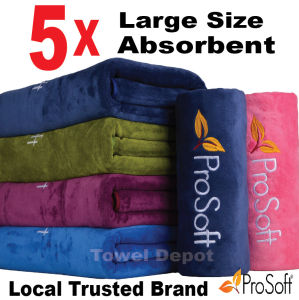 Tuala Mandi Dewasa Besar Tebal Serap Air Microfiber Large Bath Towel Absorbent Towels