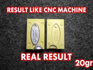 Molding Cetakan Bandul Timah Pemberat Pancing Model H5 20gr
