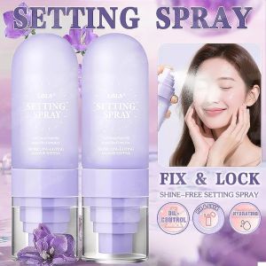LBLS Makeup Setting Spray Matte Oil Control Fix Effect Quick-Drying Long Lasting Sweat Proof Smudge Proof Facial Mist Finishing Spray for Makeup 55ml