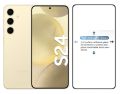 JAZZ FE Tempered USE fingerprint To Unlock - CLEAR For Samsung Ai Galaxy S24 S24FE S24+ S24Ultra S23 S23+ S22 S22+ S21 S21+ Tempered Kaca ESD+ Temperd Glass ESD + Tempred White Putih transparant Transparent Black Gores yang  CLEAR Tipis Thin 5G ULTRA Plus. 