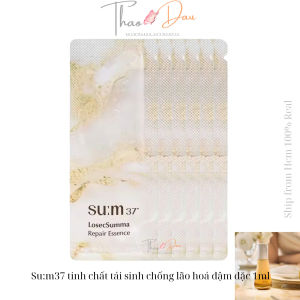New 1 Gói Tinh Chất Vàng Nâng Cơ Su:m37 Losec Summa REPAIR ESSENCE Chống Lão Hóa Mẫu Mới 1ml