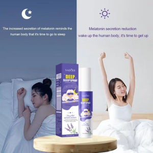 Fall asleep in 1seconds Sleep spray No harm to human body Deep sleep spray Ubat spray bius tidur Improve insomnia symptoms Lavender sleeping spray Pillow Mist spray for sleep Can be used by both children and adults Deep sleep pillow spray 100ml