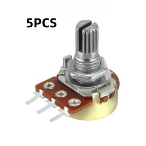 Combo Triết Áp Đôi 6 chân1K 2K 5K 10K 20K 50K 100K 500K 1M - Cán dài 15mm chất lượng cao