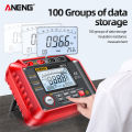 ANENG Máy Đo Megohmmeter Kỹ Thuật Số MH12 Máy Đo Điện Trở Đất Cách Điện Máy Kiểm Tra Cáp Điện Áp Cao Vôn Kế Máy Đo Megger Khác. 