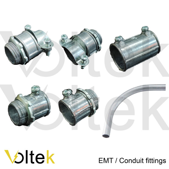 EMT conduit fittings and emt connector size 1/2, 3/4, 1 emt straight