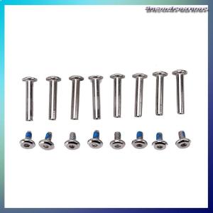 Snowdreamer 8x set inline roller axles blades screws skate wheel bolts for skate shoes