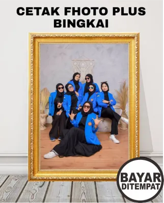 CETAK FOTO PLUS BINGKAI 24R (COD)