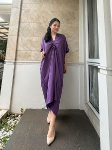 ( VM ) - Dress Couple Lebaran Polos / Dress Kaftan Couple / Dress Lebaran Moscrepe 811# Jessie Collection