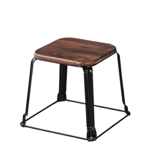 BaanD เก้าอี้ขาเหล็ก 33 ซม. สตูลขาเหล็ก เก้าอี้สตูลขาเหล็ก เก้าอี้โต๊ะเครื่องแป้ง สตูลโต๊ะเครื่องแป้ง สตูลกินข้าว เก้าอี้กินข้าว เก้าอี้