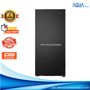 Freezer AQUA AQF 260 DS / S6 DS Upright Freezer Low Watt Garansi Resmi 7 Tahun 6 Rak 157 Liter