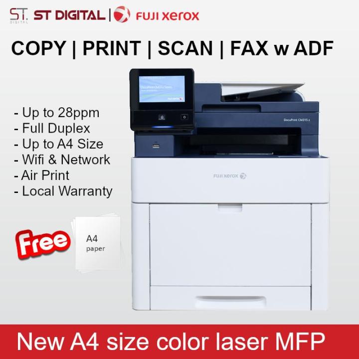 Fuji Xerox Fujifilm DocuPrint CM315 z A4 Colour Multifunction
