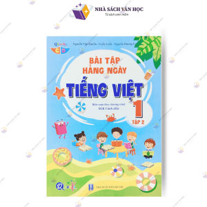 Sách - Bài Tập Hằng Ngày Tiếng Việt Lớp 1 Cánh Diều - Combo 2 Tập