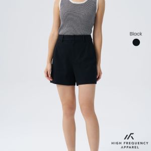 HFA Womens High Waisted Cotton Shorts
