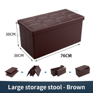ASCOR 110L/160L Foldable Sofa Storage Box Storage Bench Storage Ottoman Bench 收纳凳
