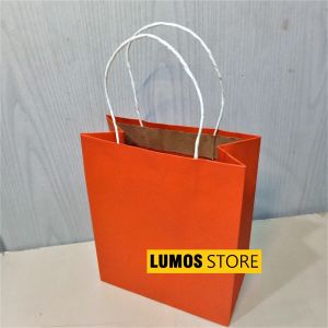 Paper bag kado warna pastel polos