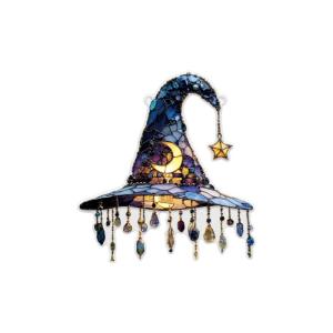 Phù Thủy Acrylic đồ treo trang trí trang trí Halloween Cho Cửa Tường Cửa Sổ bữa tiệc Halloween Centerpieces Trong Nhà Và Ngoài Trời