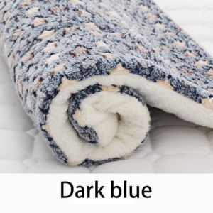 Soft Flannel Thickened Pet Soft Fleece Pad Pet Blanket Bed Mat For Puppy Dog Cat Sofa Cushion
