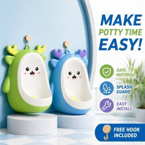 Toddler Urinal Potty Training Wall Mounted Portable Boys Toilet Trainer Anti Splash Easy Clean