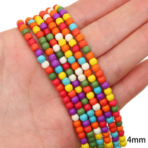 1 Strand Colorful Synthetic Stone Beads Many Shapes Loose Beads For Handmade Bracelet Necklace Earring Keychain DIY Craft Jewelry Making Accessories