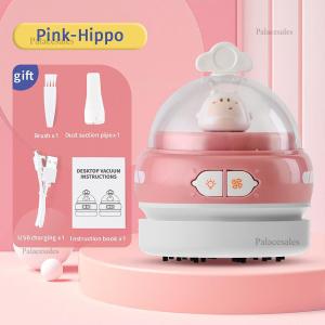 Cute Mini Desktop Vacuum Cleaner Perfect for Eraser Shavings & Desk Crumbs USB Rechargeable