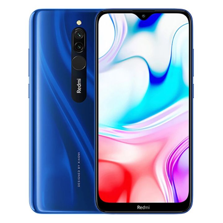 Used phone Original Xiaomi Redmi 8 4G LTE Mobile Phone Dual SIM 6.22'' 3GB+32GB 4GB+64GB 12MP+2MP+8MP Snapdragon 439 Octa-Core SmartPhone