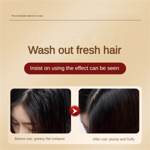 HUOLE 【BUY 1 TAKE 1】 Hair Growth Soap Organic Natural Polygonum Solid Shampoo Hair Darkening Soap Handmade Hair Soap Black Soap Hair Hair Roots White Shampoo