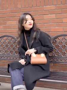 Spring New 2026 Single-shoulder womens small square bag genuine leather crossbody bag cute handbag cowhide womens bag
