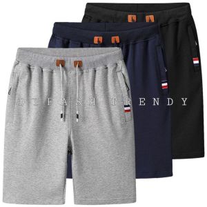 Baby Terry 100RB Dapat 5 Celana Pendek Pria  Dewasa Sport Zipper Fleece