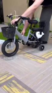 Bike For Kids Boy Girl Folding bike for 2-12 Years Old Birthday Gift Portable With Training Wheel