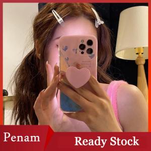 [PAM] 2PCS Frosted Duckbill Clip Colorful Fix Hair Hairpins Fashion Bangs Clip Hairdressing Hairpins Barrettes Headwear Accessories