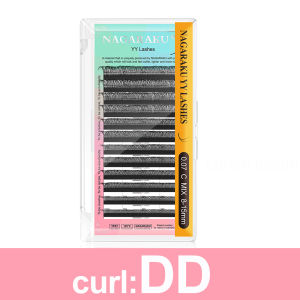 NAGARAKU YY shape hand woven premium mink soft light natural eyelashes extension makeup mesh net cross false eyelash
