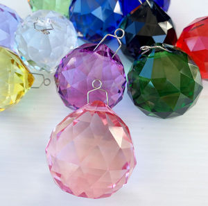 #ลูกแก้ว คริสตัล แบบแขวน เสริมมงคล แก้ฮวงจุ้ย กระจายพลังงานที่ดี เข้าบ้าน เสริมมงคล โชคลาภ เสริมฮวงจุ้ย H Tanida #ลูกแก้วคริสตัล