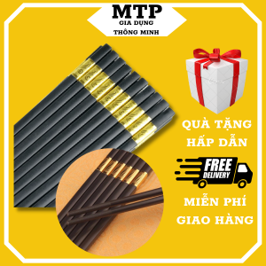 Bộ 20 đôi đũa ăn cơm phong cách Nhật Bản Đũa văn chương kháng khuẩn