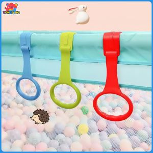 YONGQING แหวนดึงพลาสติก ช่วยฝึกการยื่นตั้งไข่ ห่วงสําหรับเด็กหัดยืน Baby Crib Pull Ring ของเล่น ส่วนลด 50%