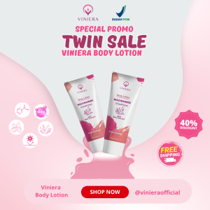 Viniera Body Lotion with Niacinamide promo 2 pcs