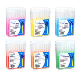 30 Pcs Sikat Gigi Ortho Behel Kawat Gigi Interdental Brush Tusuk Floss Sikat Begel Sega Gigi