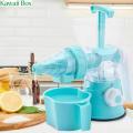 Kawaii Box juicers blenders lemon squeezer Plastic Hand-Cranked Squeezing Juicer Silicone Suction Bottom Manual Juice Mixer Kitchen Gadgets DIY Food Processor. 