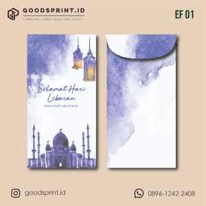 6 pcs Amplop Lebaran Panjang / Angpau Idul Fitri / Amplop THR Lebaran Aesthetic