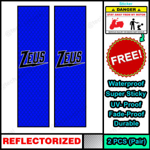 Alloy Top Box Sticker Waterproof Zeus Classic Edition (REFLECTORIZED)