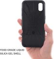 Sarung efon untuk Samsung Galaxy A10e Slim Sarung Getah Lembut, Tahan Kejutan Lasak Ringan Fleksibel Anti-Slip Slim Fit Pelindung Badan Penuh Sarung efon Getah untuk GalaxyA10e A10 10e Hitam. 