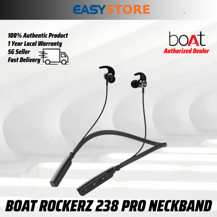 boAt Rockerz 238 Pro Neckband Headphone Lazada Singapore