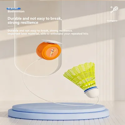 🇸🇬 [In Stock]NEW Badminton Trainer Indoor Professional Training Tool Badminton Rebound Trainer Children Adult Trainer Badminton Trainer