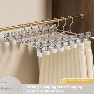 SEA JJT ไม้แขวนเสื้อผ้าแบบคลิปโลหะสำหรับการตากและเก็บเสื้อผ้าอย่างมีประสิทธิภาพ