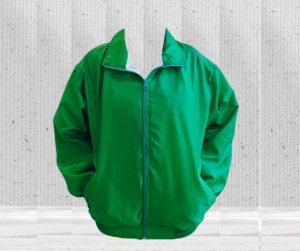 เสื้อแขนยาว : ผ้าร่มย่น (สีเขียว) Free Size ซับตาข่ายสีขาว กันแดด กันลม ราคาโรงงาน พร้อมส่งราคาถูก