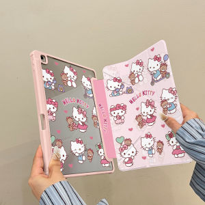 Ốp máy tính bảng Hello cho Apple iPad - Gấp 3+Y có giá đỡ bút tương thích với iPad 10/iPad Air 6/iPad Pro 5/4/iPad 9/8