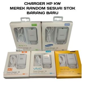 Charger Hp 2 Amper Lengkap Kabel USB Cas Hp 2 Ampere Plus Kabel Data Charger 2A