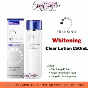 Nước Hoa Hồng Transino Whitening Clear Lotion 150mL Cấp Ẩm Sáng Da Ngừa Nám