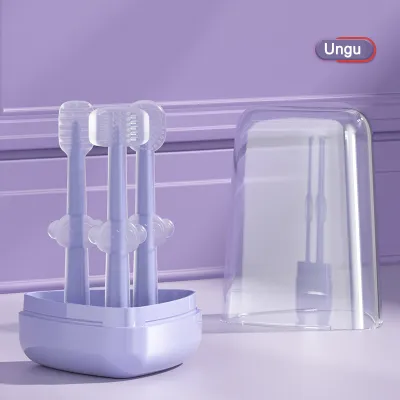 Halo-Halo Pembersih mulut bayi 0-1 tahun/pembersih mulut lidah bayi 3-pack/sikat gigi bayi